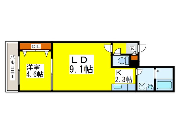 フェリスファミリアクアトロの物件間取画像